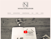 Tablet Screenshot of nicole-schillinger.com
